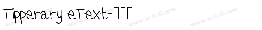 Tipperary eText字体转换